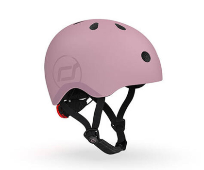 Kask i ochraniacz Scoot & Ride Kask Ochronny S-M dla dzieci 3+ Wildberry